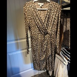 Michael Kors Leopard Print Dress